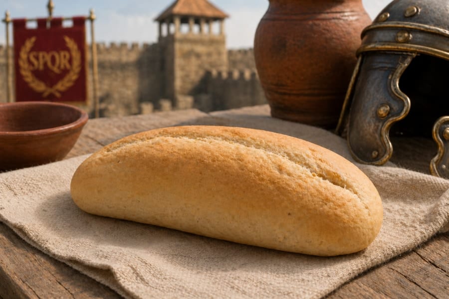 建設現場から「2000年前のローマ時代のパン」が見つかる