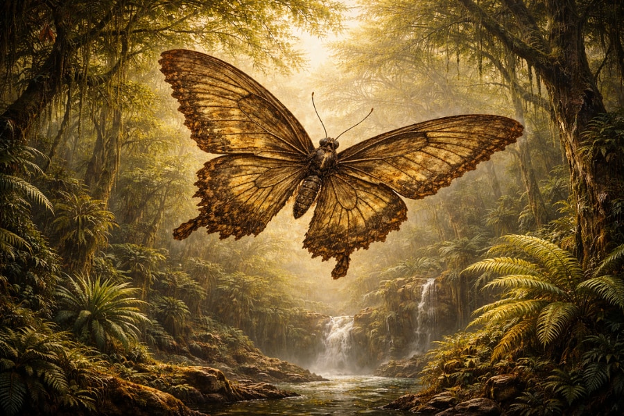 【世界初】3400万年前の「エンペラーバタフライ」の貴重な化石を発見の画像 2/2