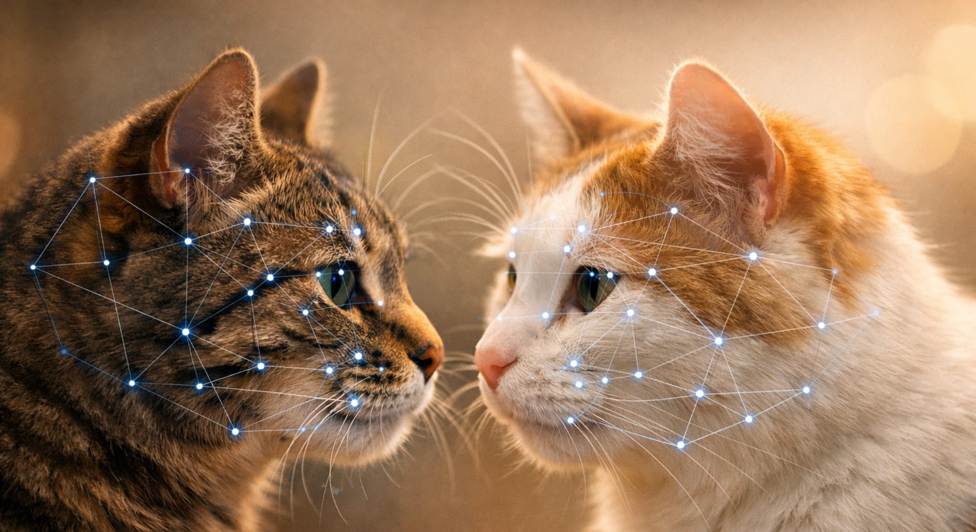 猫は「AIでしか見えない速さ」で互いの表情をコピーし合うことが判明――表情の真似っこに隠れた文法