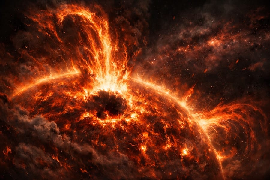 太陽フレアを音に変換したら、ホラー映画みたいだった