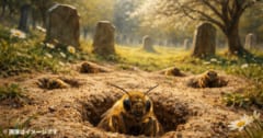 ニューヨーク墓地の下に「550万匹のハチ」を発見ーー世界最大級のハチ集団かの画像 1/1
