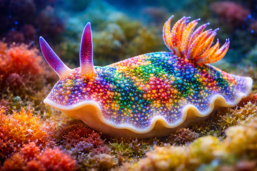 ウミウシの色彩は「構造色」だったと判明