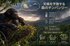 チンパンジーは「天気を予測」していたーー天候に応じて「寝床の作り」を変える傾向の画像 2/2