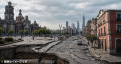 月2cmのペースで「メキシコシティが地盤沈下」していると判明の画像 1/2