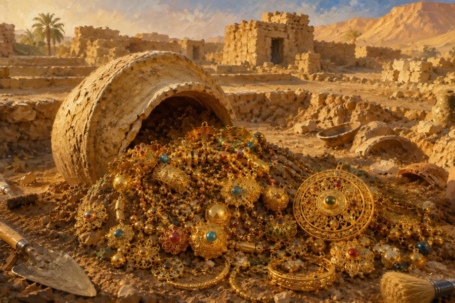 1200年前の「隠し財宝」をサウジアラビアで発見ーー中世の巡礼者が埋めたものか