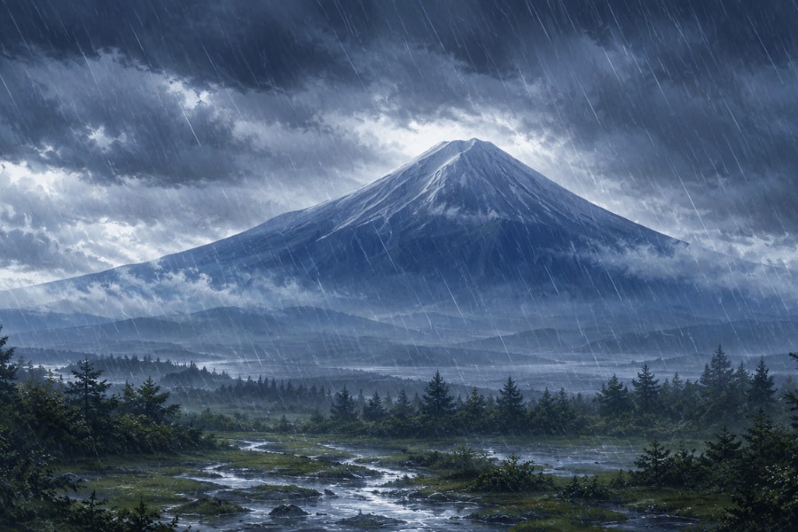 大雨が降ると富士山は「身長が数センチ伸びる」と判明