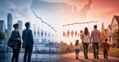 出生数の低下はリベラルに起きていて、保守派は維持している(米国調査)の画像 1/1