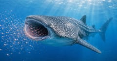 超貴重「ジンベエザメ目線」の撮影に成功ーー知られざる海中生活が明らかにの画像 1/2