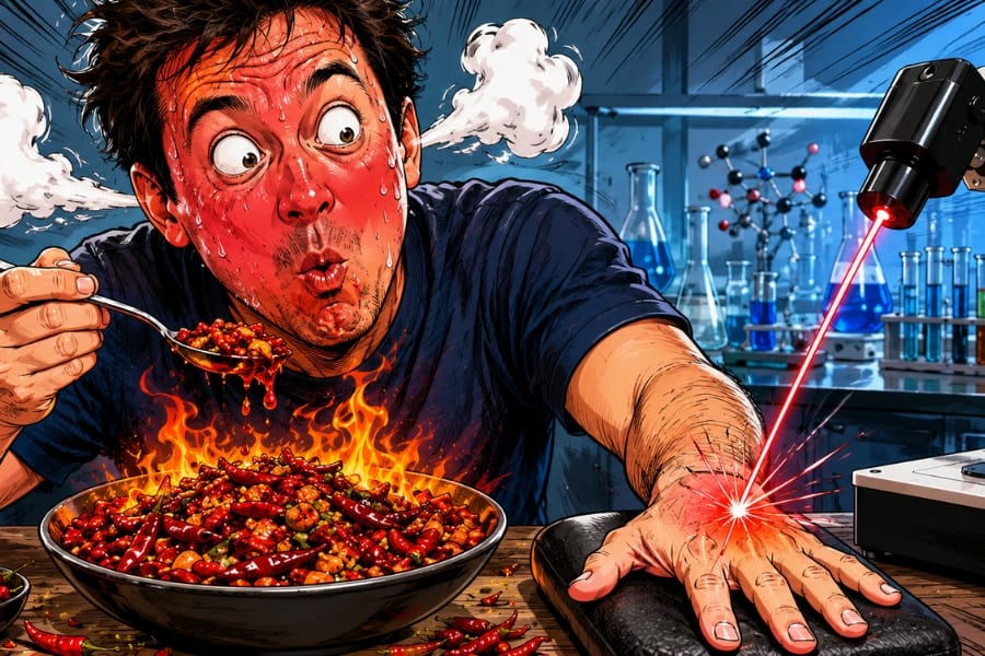 激辛料理を食べると体の「強い痛み」が和らぐ、人体実験で判明