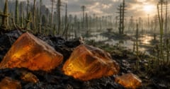 3億8500万年前の「世界最古の琥珀」を発見の画像 1/1