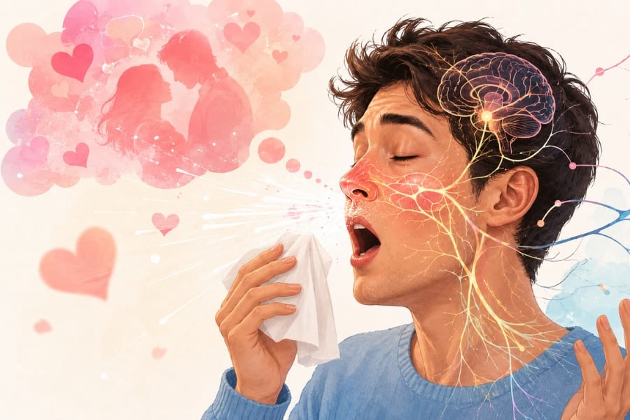 性的妄想をすると「くしゃみ」が出やすいのはなぜ？