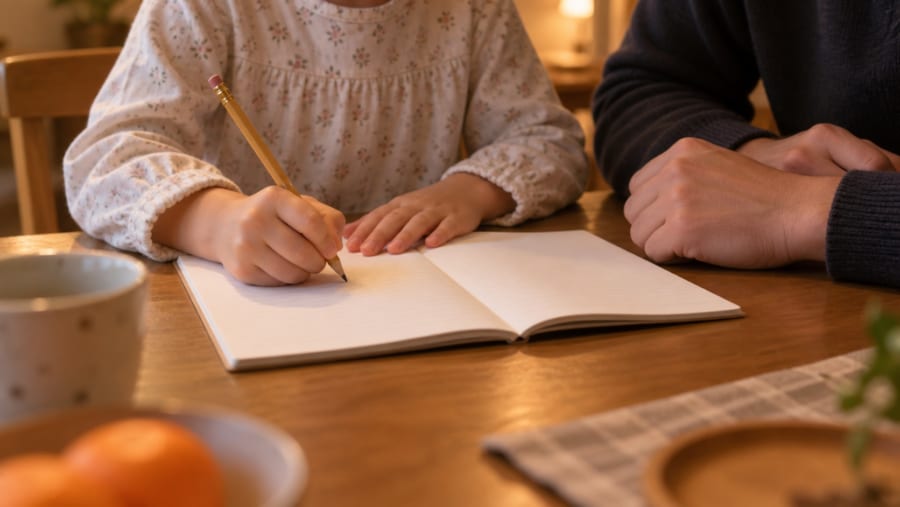 親が「楽しんで」作文を手伝う家庭ほど、子どもは作文が好きで成績も高い傾向