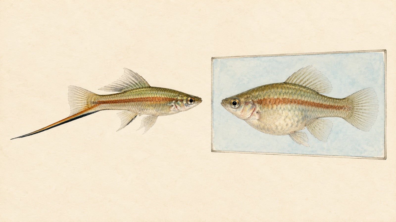 魚のオスの好みは単純、メスの好みは複雑だと判明