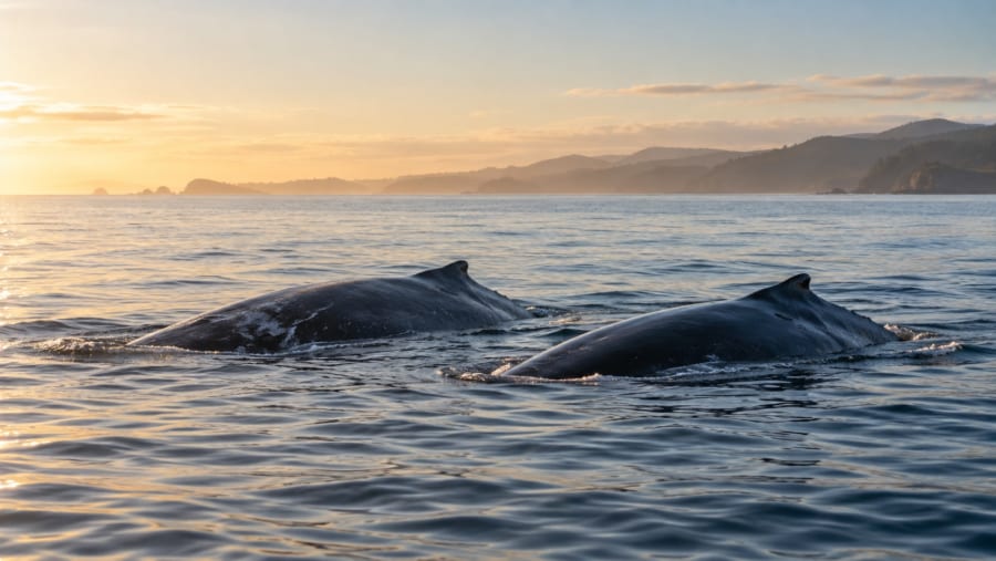 死んだ子のそばを離れなかった母クジラ