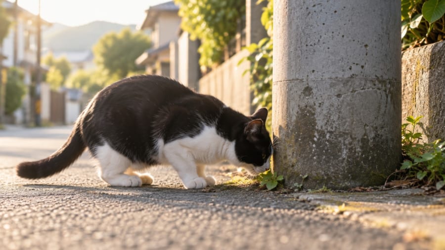 猫のおしっこに潜む、変わりにくい「名札」
