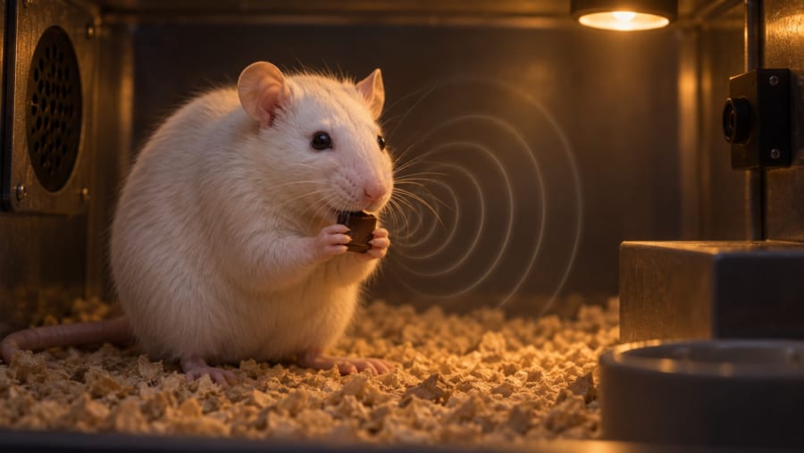 ラットはチョコを食べながら「おいしい」と鳴いていた