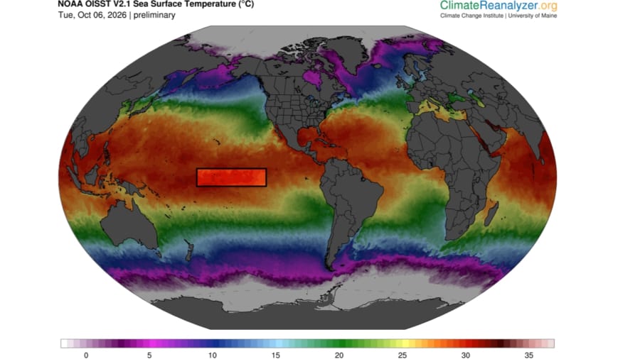 「最強のエルニーニョ」で海面水温が初めて「30℃超え」、観測史上最高に