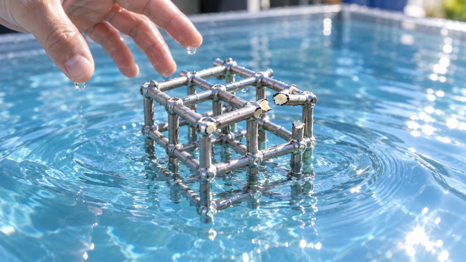 世界初の「水に浮くチタン」を開発、大きく壊れても沈まない