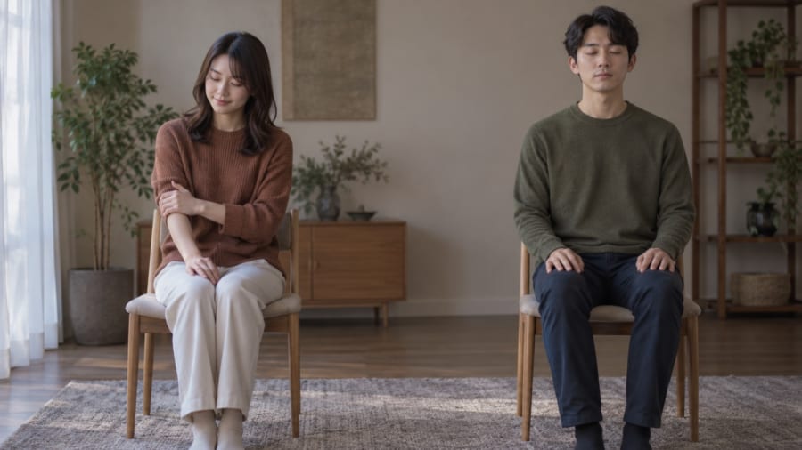 自分で自分をなだめる「セルフタッチ」と瞑想を比べてみた