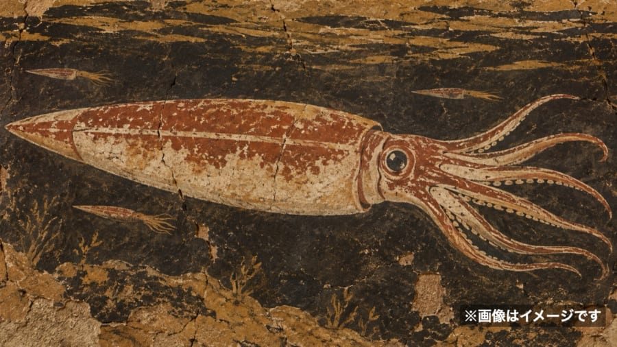 1億6000万年前の「最もずんぐりしたイカの新種」を発見