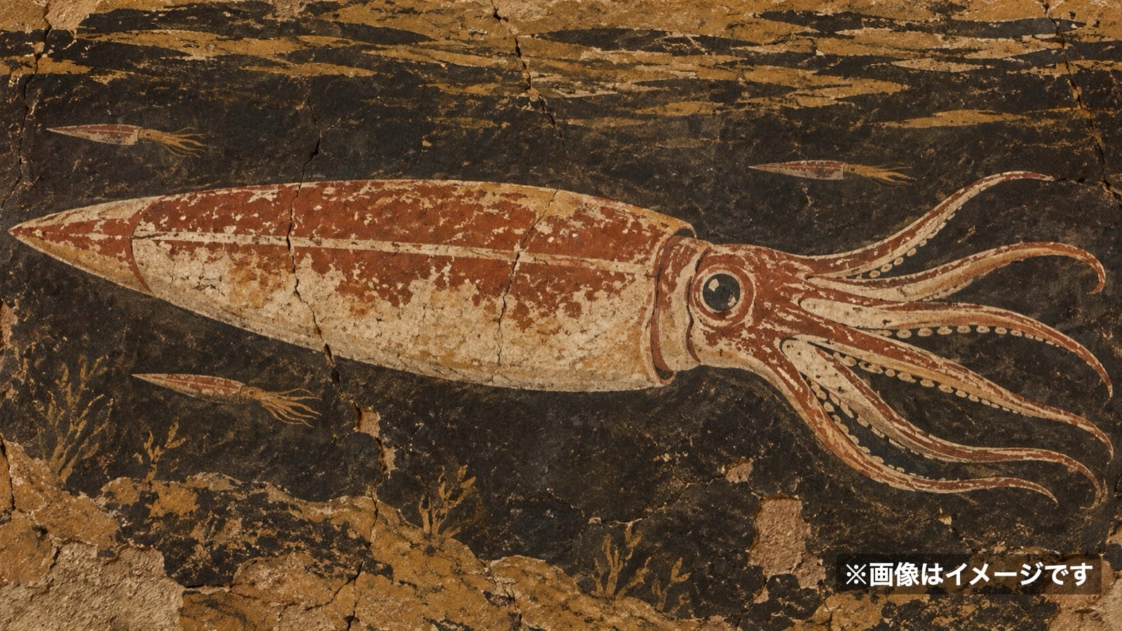 1億6000万年前の「最もずんぐりしたイカの新種」を発見