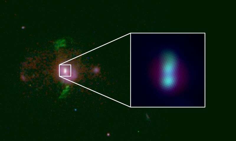 衝突しそうな超大質量ブラックホールのペアを発見