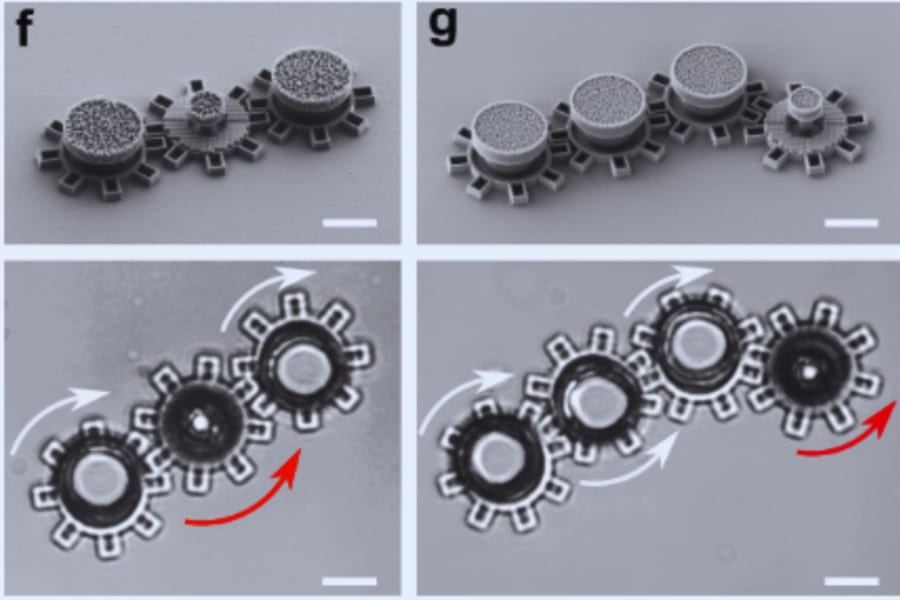 回転力はどこから？光の力でだけ動く不思議な歯車が開発される