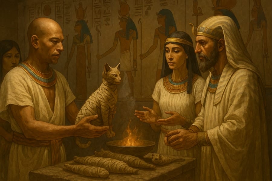 ネコの家畜化は古代エジプトの「生贄の儀式」によって誕生した可能性