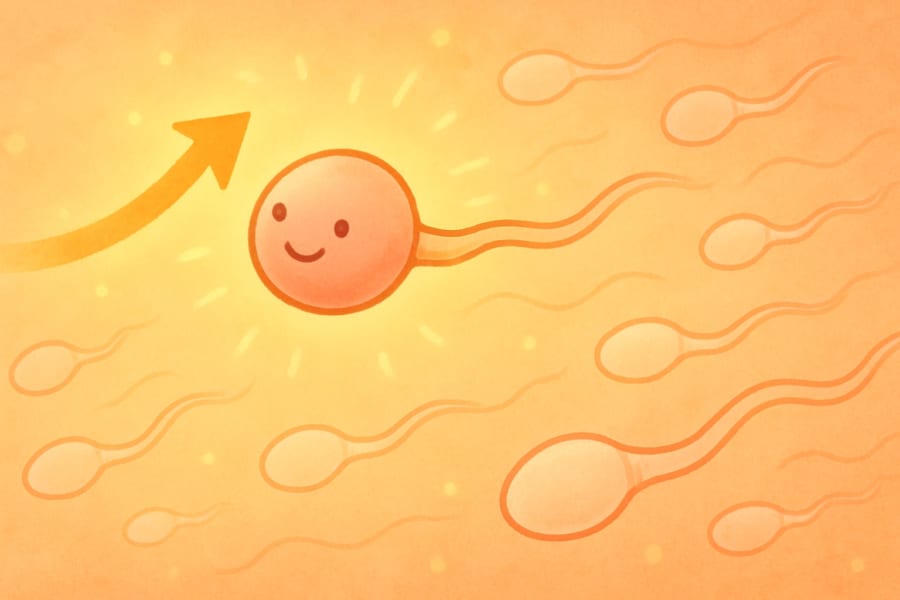 精子には38℃で活性化する『温度スイッチ』があると判明：妊娠の鍵か？