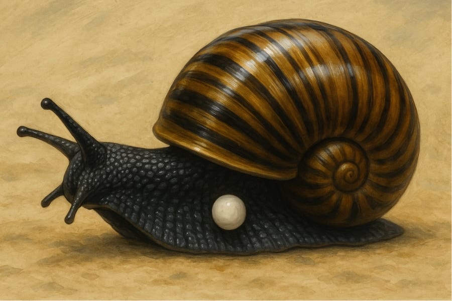 首から卵を産む「幻のカタツムリ」の撮影に初成功！
