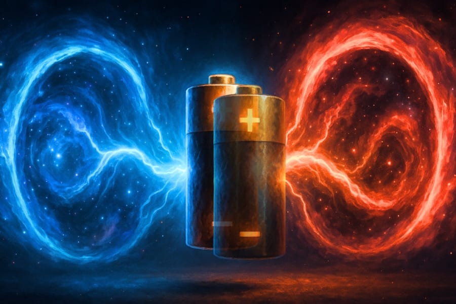 同時に2つの場所に存在できる量子電池は充電を速くできる