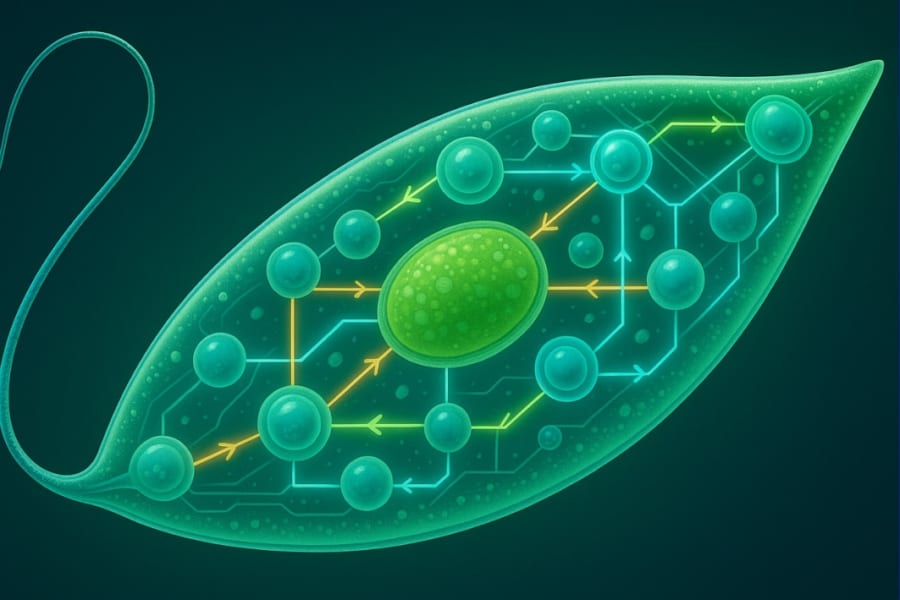 単細胞生物は脳なしにどうやって上手く泳いでいるのか？