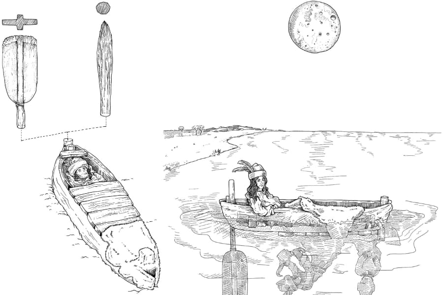3900年前の砂漠の民による「ボート葬」を発見！なぜ舟で埋葬したのか？