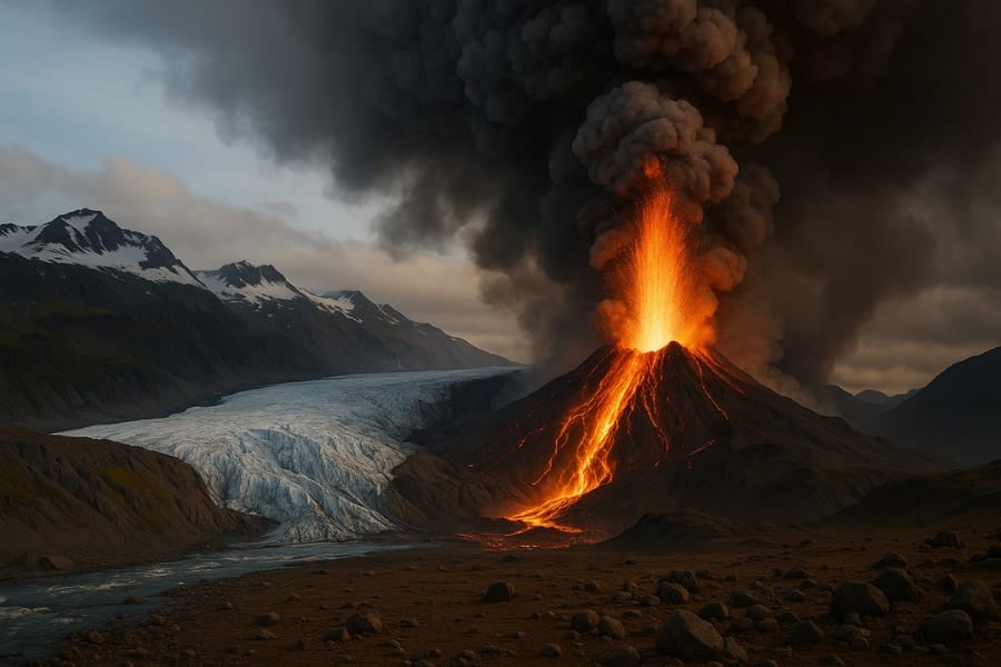 氷河の融解が世界各地の「火山の噴火リスク」を高めると判明
