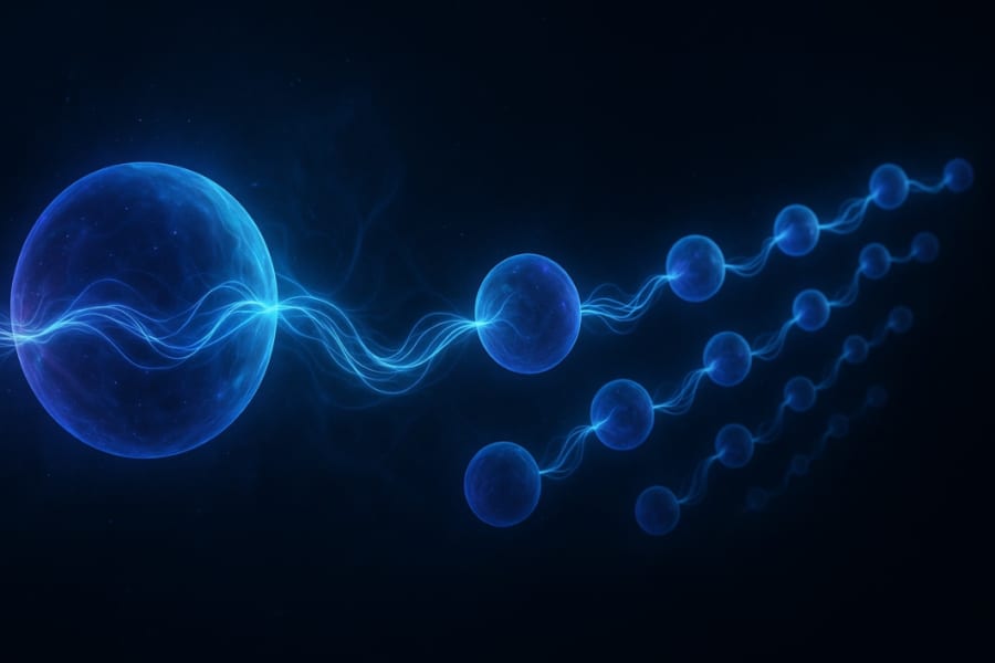 量子もつれは理論上無限に分配できる可能性がある