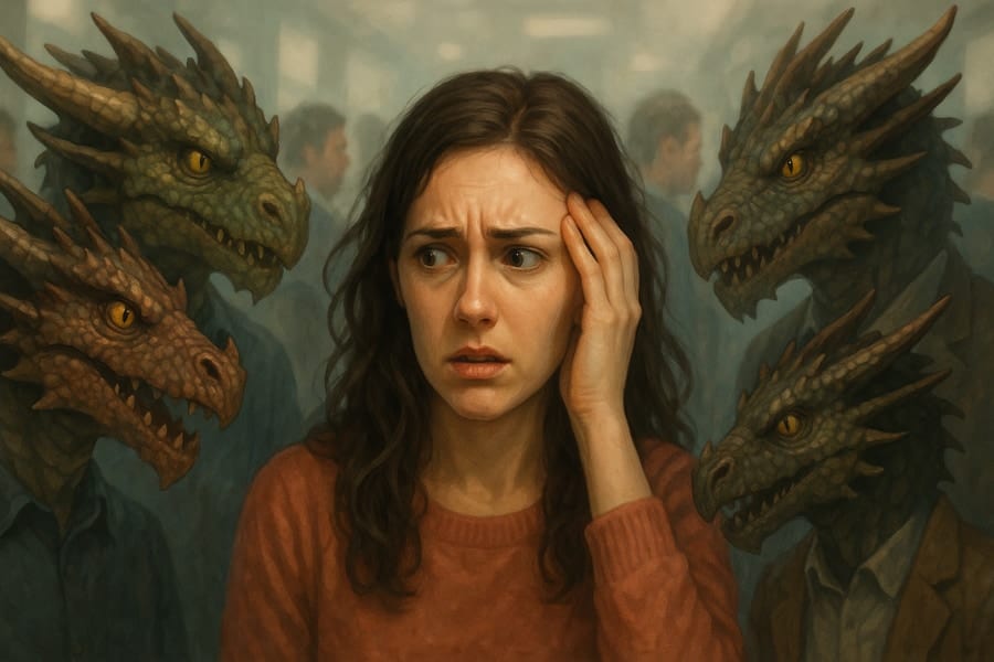 「他人の顔がドラゴンに見えてしまう」希少な奇病にかかった女性