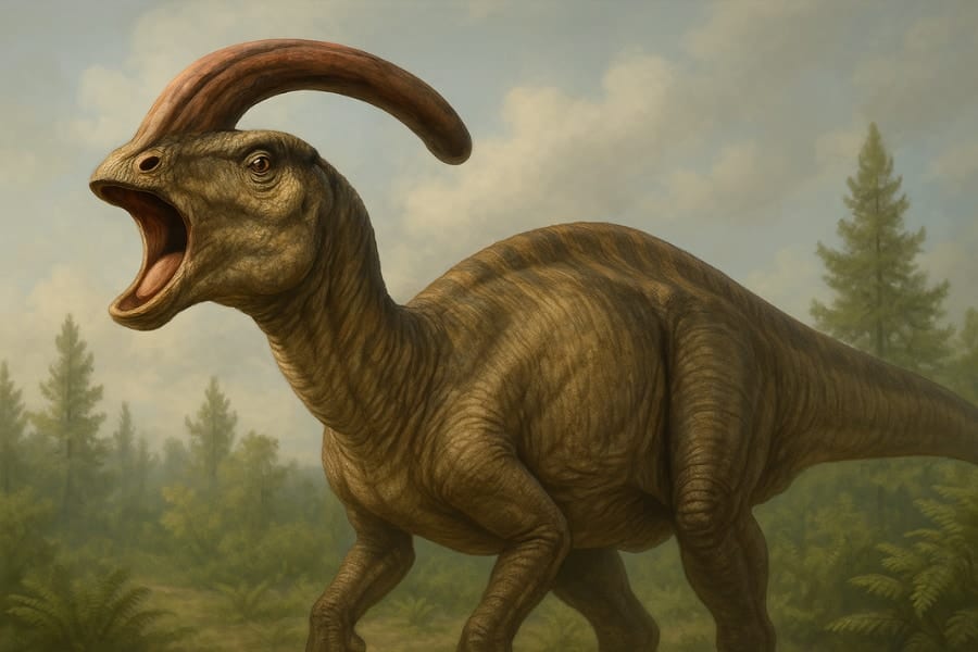 7000万年前の「恐竜の声」が蘇る！ハドロサウルスの頭蓋骨で楽器を作成