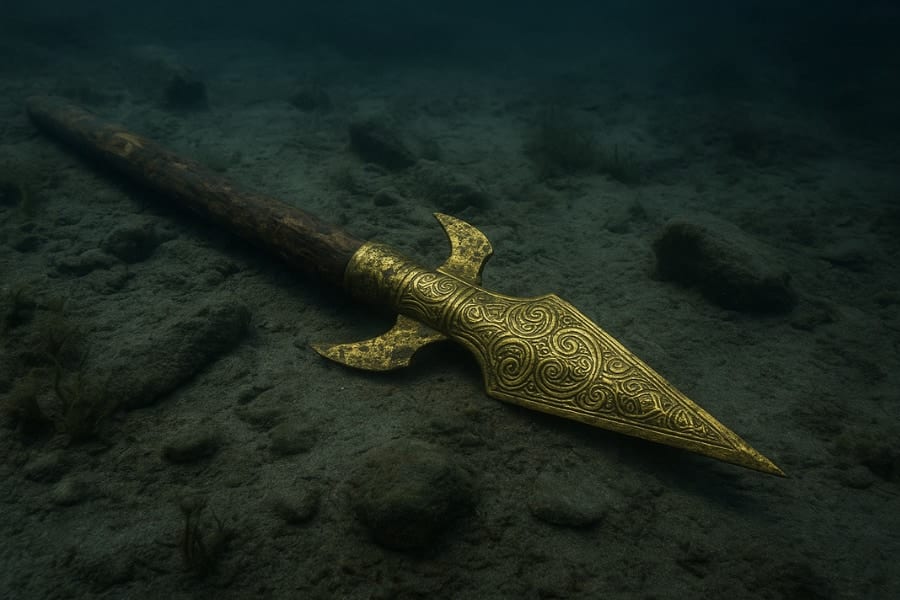 ポーランドの湖から「中世の槍」を発見、貴族の所有物か