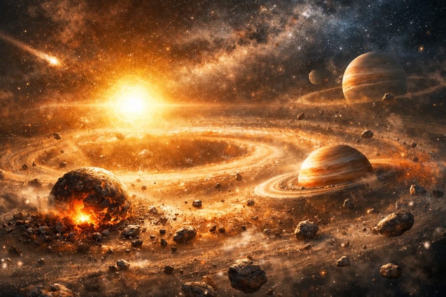 地球誕生の鍵は「超新星の放つ宇宙線」だった