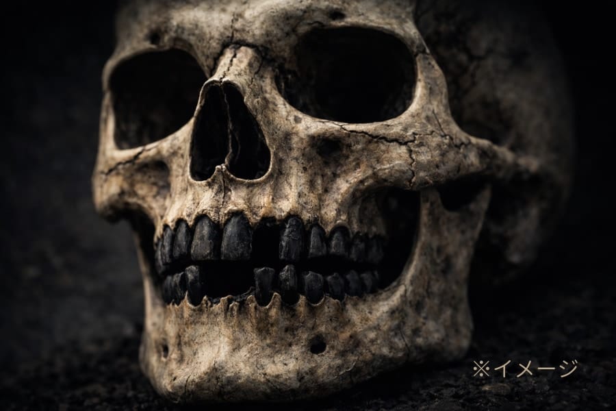 「黒い歯」をもつ2000年前の骸骨、その正体とは?