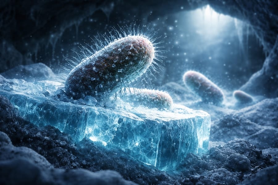 5000年前の氷から蘇った細菌が「スーパーバグ退治」の力を秘めていた