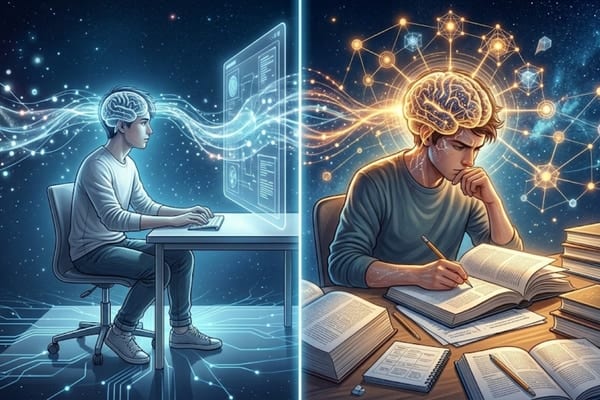 ”本で勉強”と”AIで勉強”は何が違うのか？獲得方法で変わる知識の違いとは？