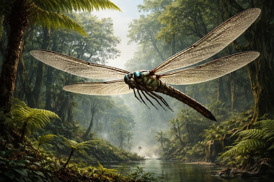 3億年前の昆虫が巨大だったのは「酸素濃度」が原因ではなかった