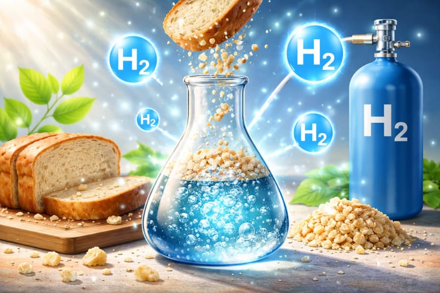 「パンくず」から「水素」を生み出す新技術の開発に成功