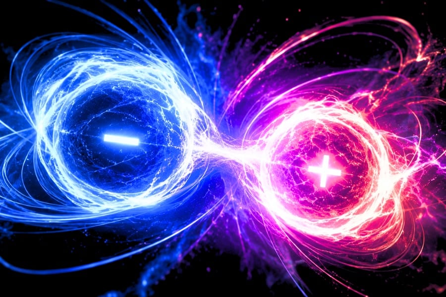 物質と反物質が手を取り合い「1つの波」として揺れていたと判明──100年の空白を埋める世界初観測
