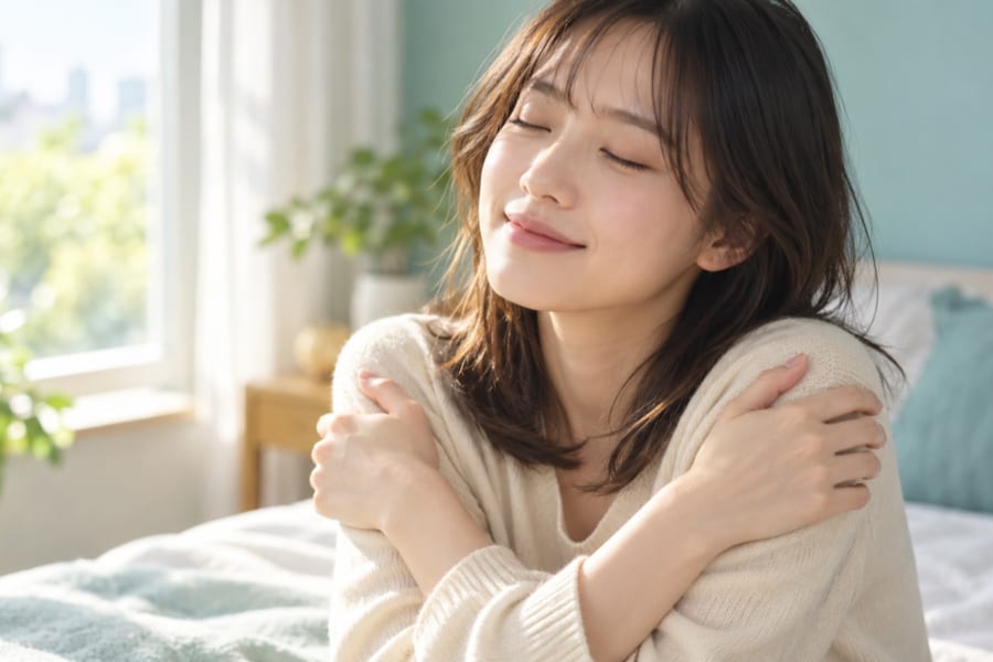 ひとりでできる「スキンシップ」がストレスと孤独を和らげる
